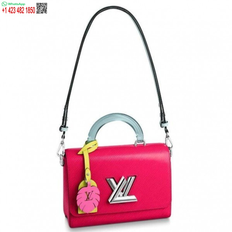 ρεπλίκα Louis Vuitton Twist τσάντα Mm με λαβή από πλεξιγκλάς M56131 Blv170