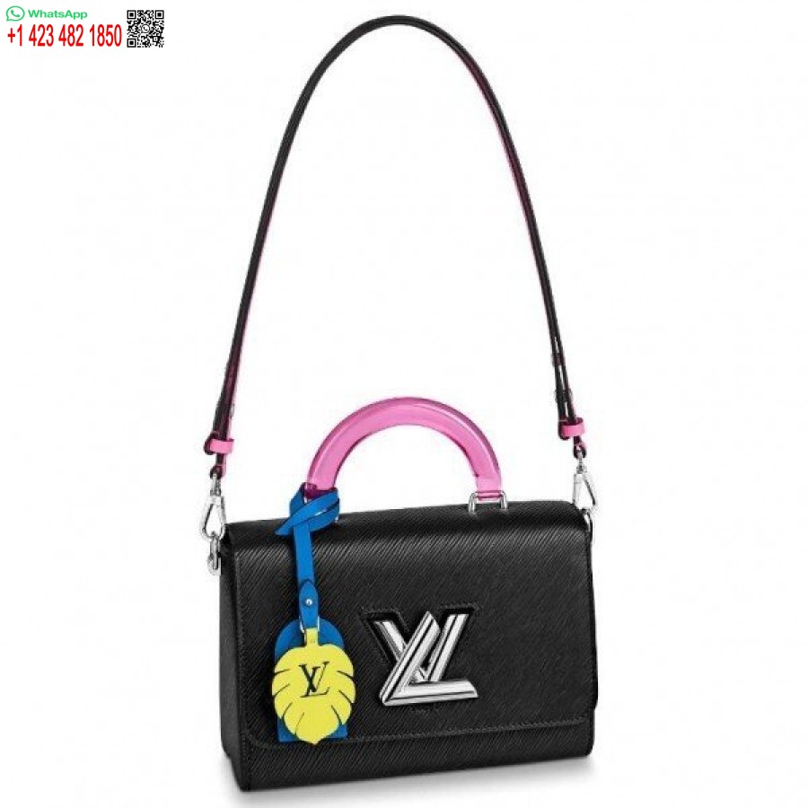 ρεπλίκα Louis Vuitton Twist τσάντα Mm με λαβή από πλεξιγκλάς M56112 Blv157