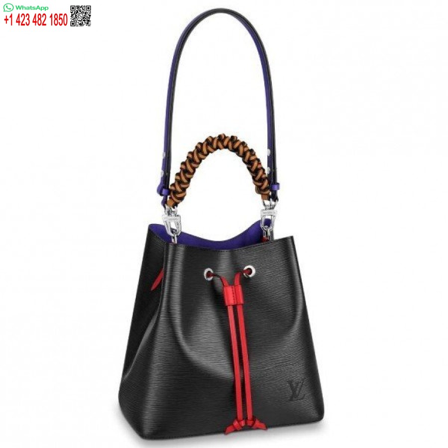 Replika Louis Vuitton Epi Neonoe Bag Med Flettet Håndtak M53916 Blv231