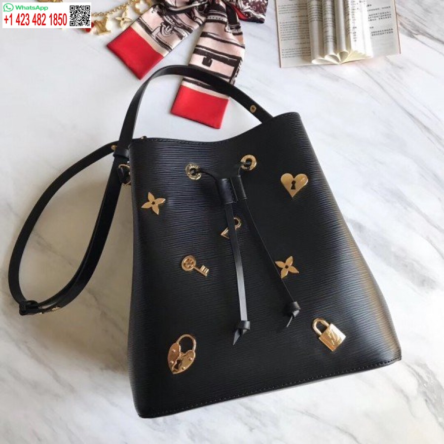 Replika Louis Vuitton Epi Neonoe Torbe Love Lock M53237 Blv230