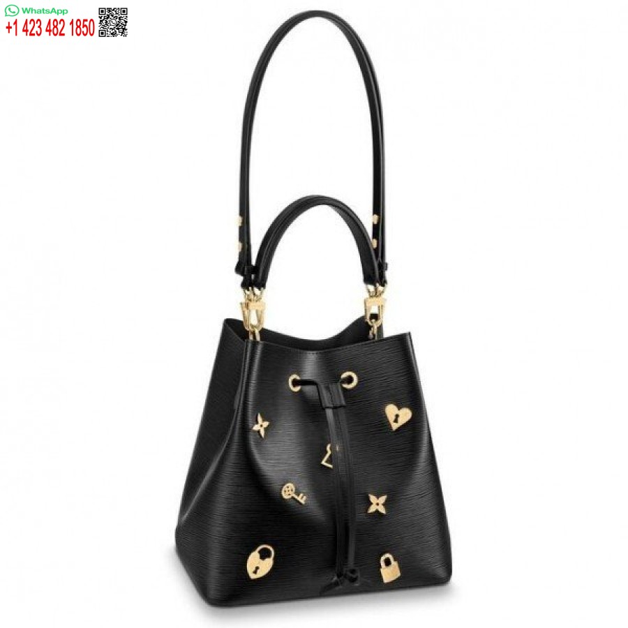 Kopi Louis Vuitton Epi Neonoe Bag Love Lock M53237 Blv230