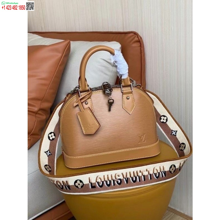 Replica Louis Vuitton Epi Alma Bb Tas Met Jacquard Riem M57540 Blv164