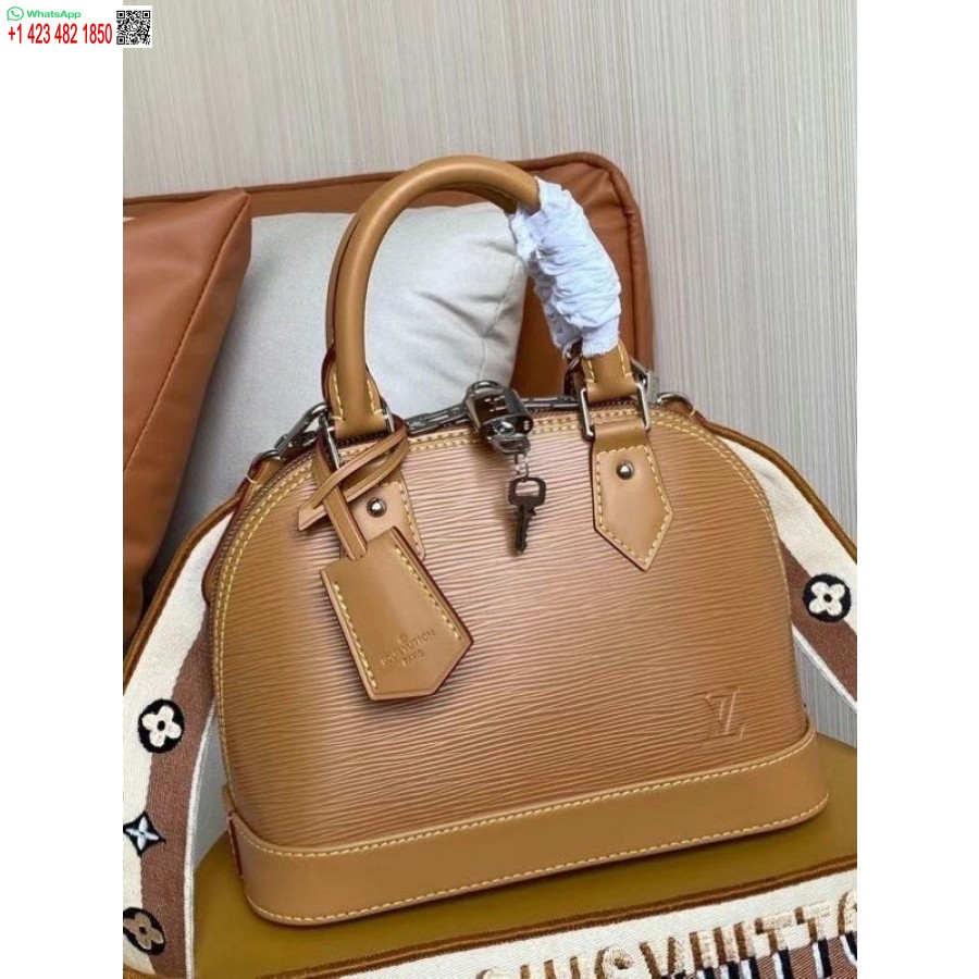 Replica Louis Vuitton Epi Alma Bb Tas Met Jacquard Riem M57540 Blv164