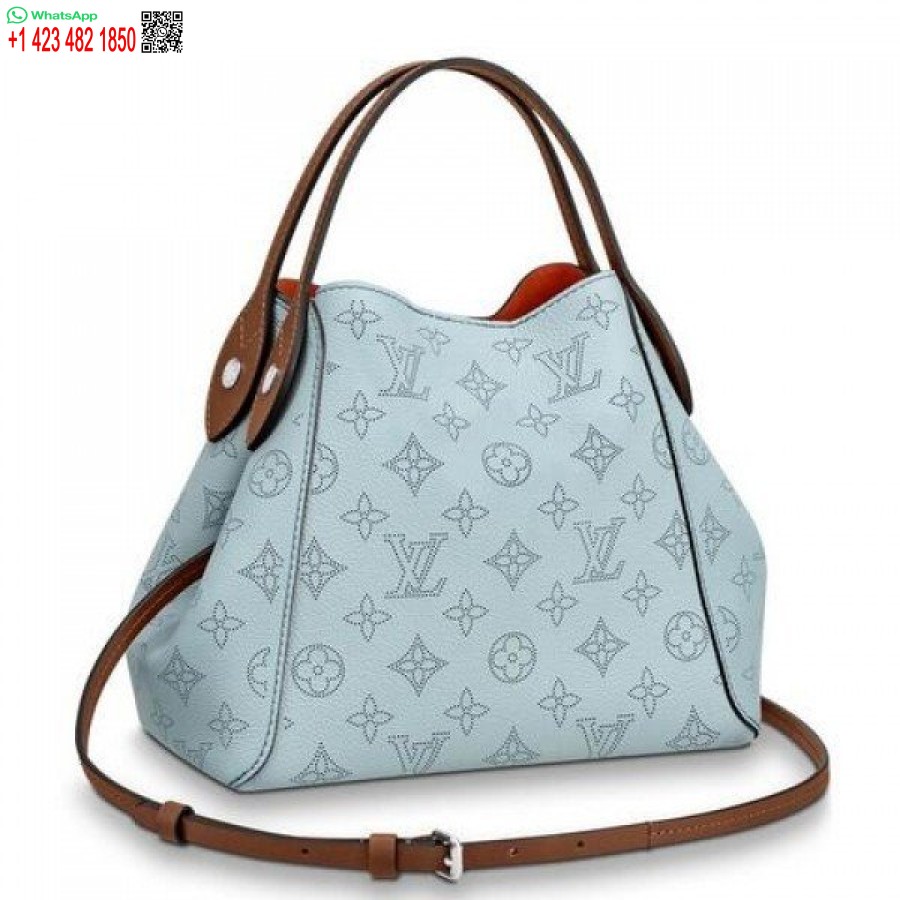 çoğaltma Louis Vuitton Hina Pm çanta Mahina Deri M52975 Blv270