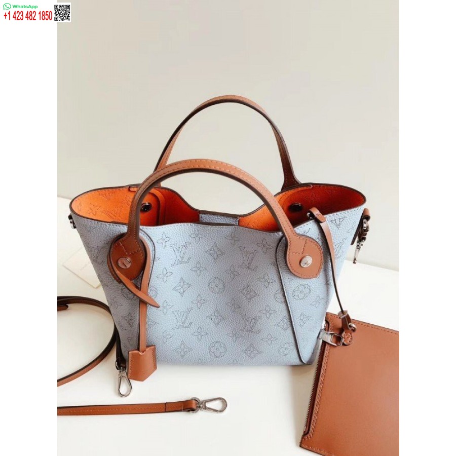 çoğaltma Louis Vuitton Hina Pm çanta Mahina Deri M52975 Blv270