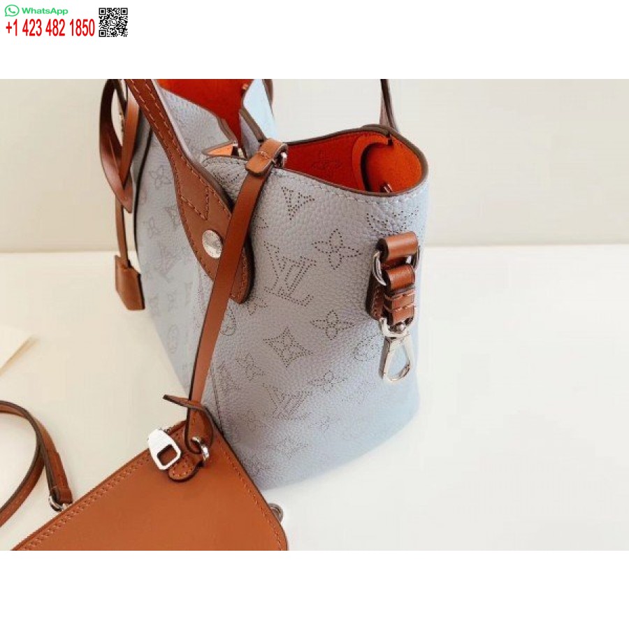 çoğaltma Louis Vuitton Hina Pm çanta Mahina Deri M52975 Blv270