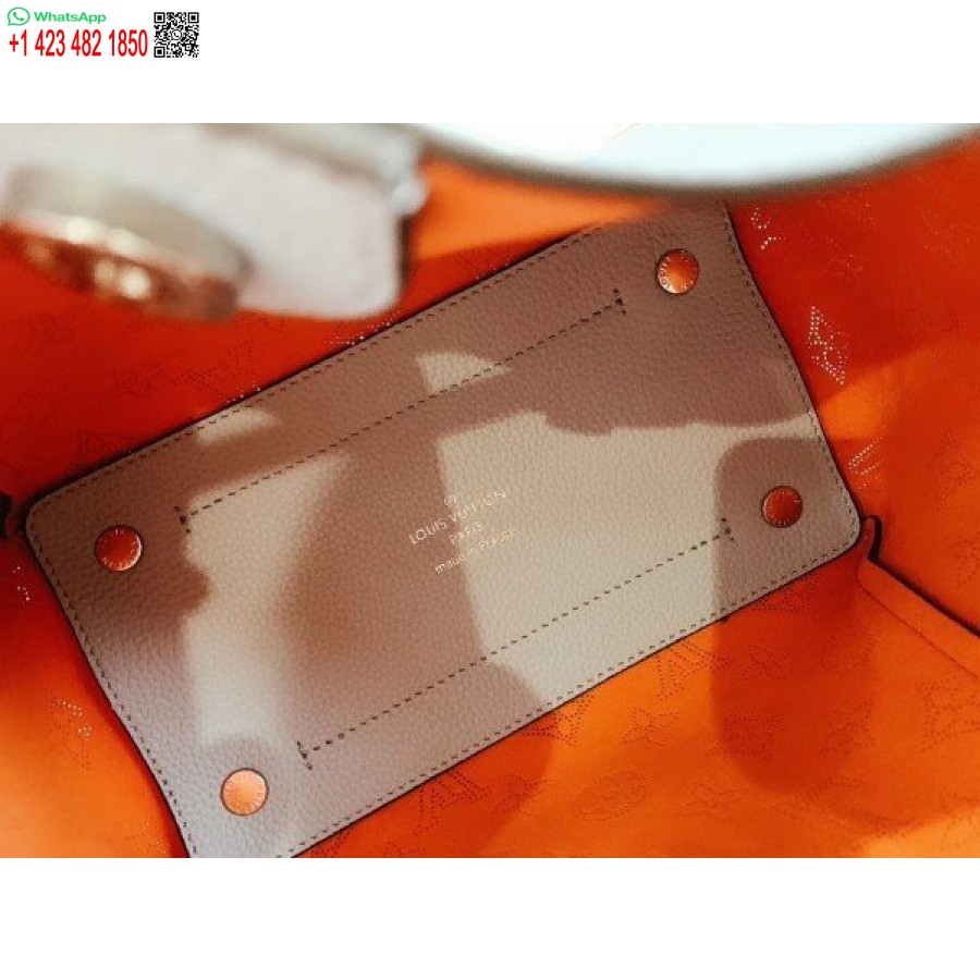 çoğaltma Louis Vuitton Hina Pm çanta Mahina Deri M52975 Blv270