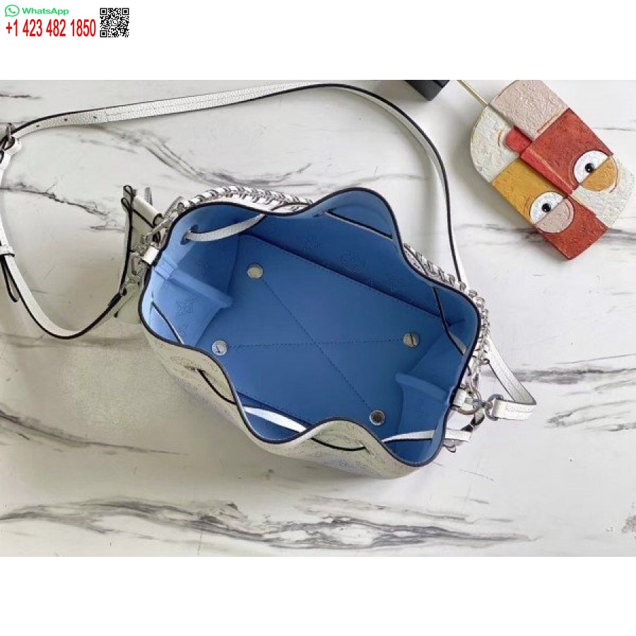Replica Louis Vuitton Bella Bag In Gradient Blue Mahina Leather M57856 BLV247