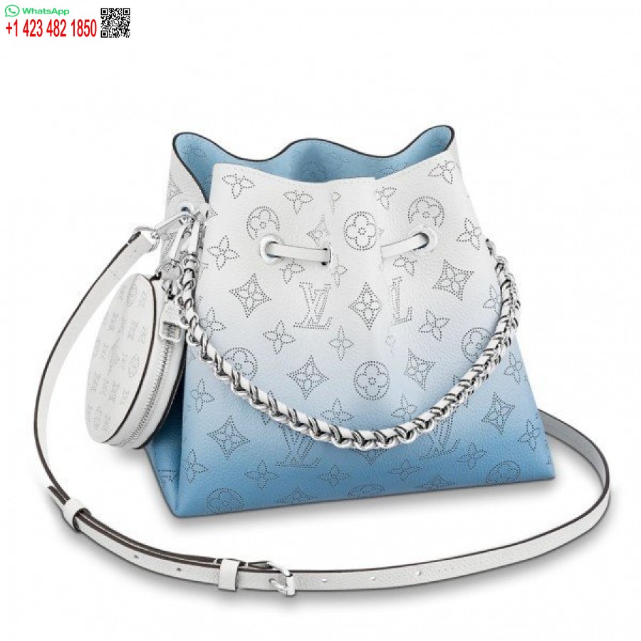 Replica Borsa Louis Vuitton Bella In Pelle Mahina Blu Sfumato M57856 Blv247