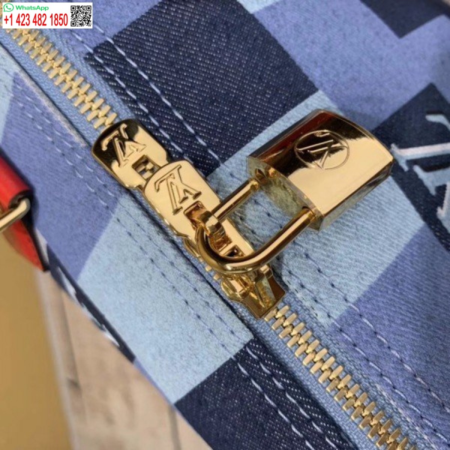 Replika Louis Vuitton Speedy Bandouliere 30 Monogrammaa Denim M45041 Blv481