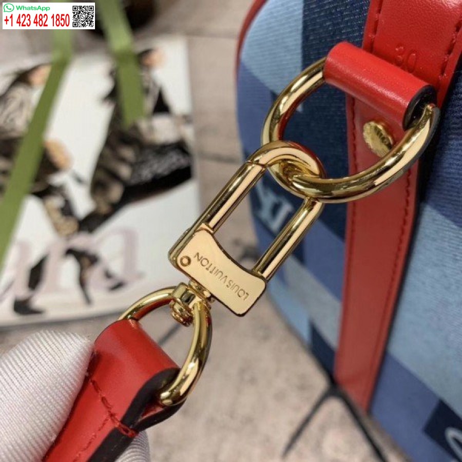 Replika Louis Vuitton Speedy Bandouliere 30 Monogrammaa Denim M45041 Blv481