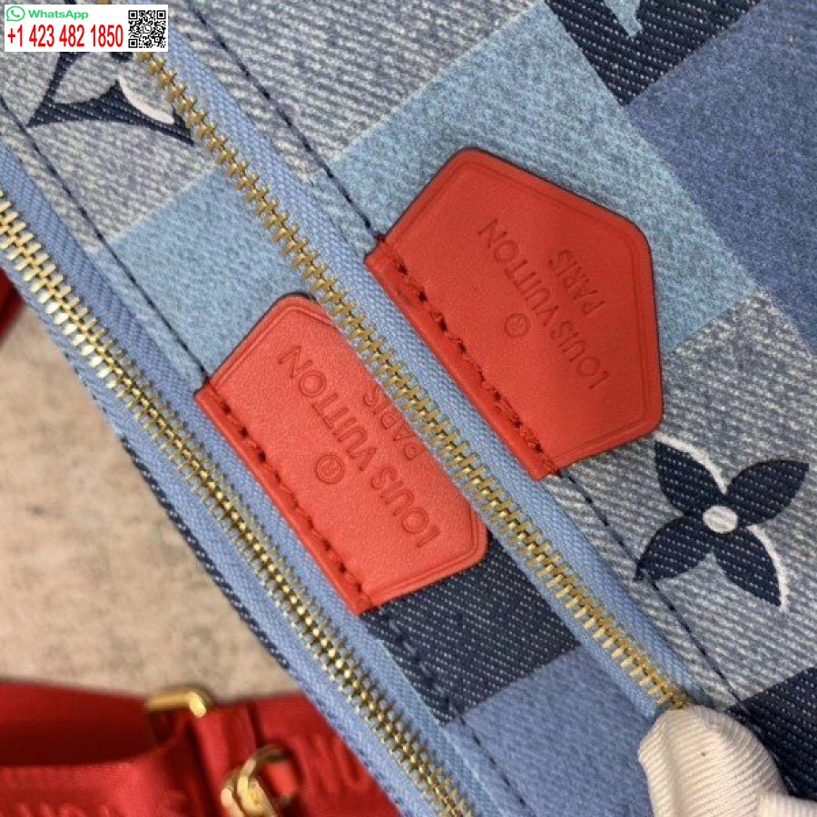 Réplica Louis Vuitton Multi Pochette Acessórios Monograma Denim M44990 Blv478