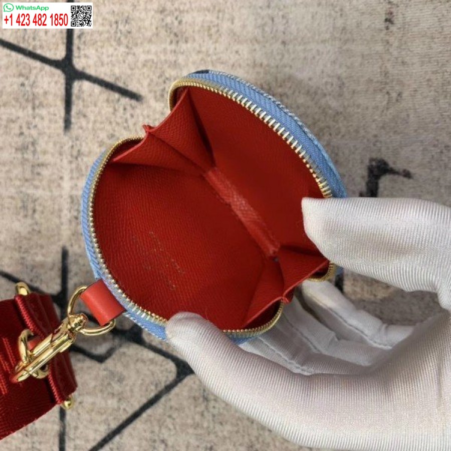 Réplica Louis Vuitton Multi Pochette Acessórios Monograma Denim M44990 Blv478