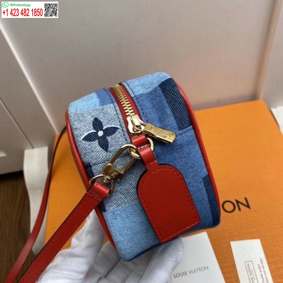 Réplica Louis Vuitton Bolsa De Praia Monograma Jeans M68765 Blv475