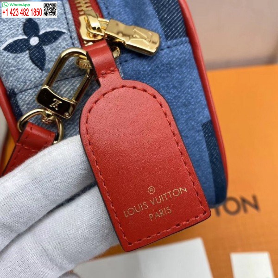 Réplica Louis Vuitton Bolsa De Praia Monograma Jeans M68765 Blv475