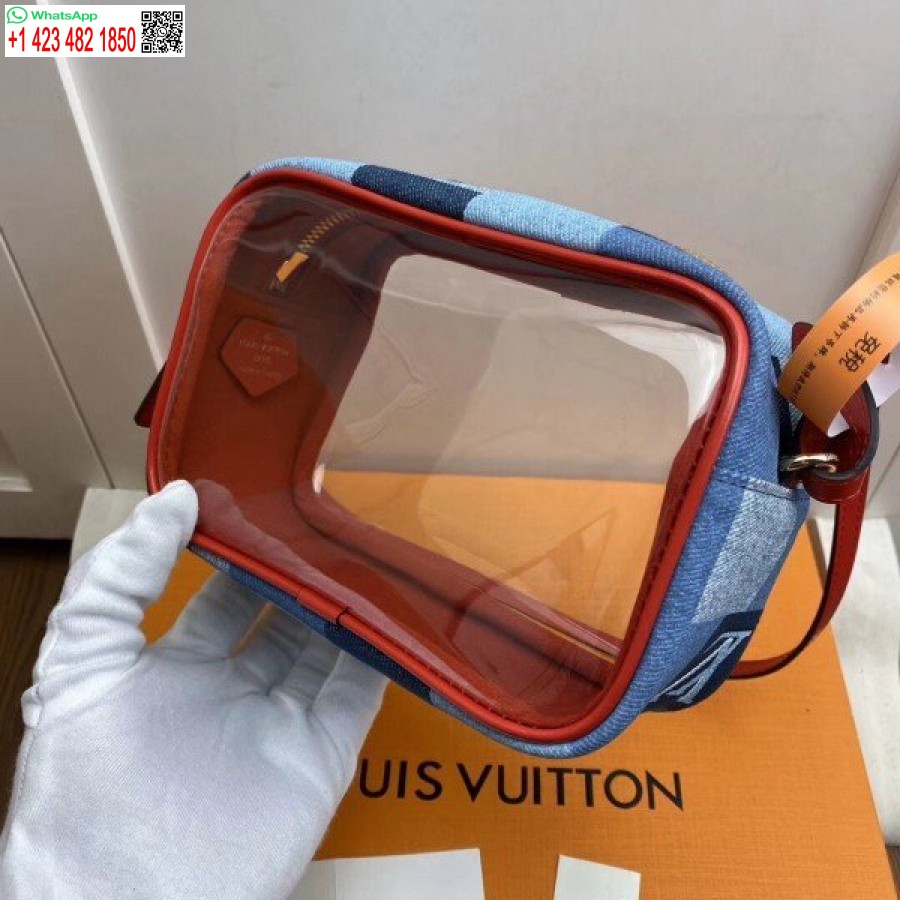 Réplica Louis Vuitton Bolsa De Praia Monograma Jeans M68765 Blv475