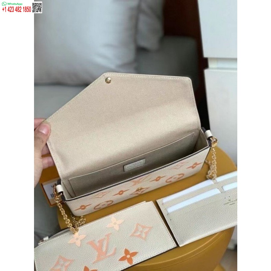 Replika Louis Vuitton Felicie Pochette Di Tepi Kolam Renang M80498 Blv526