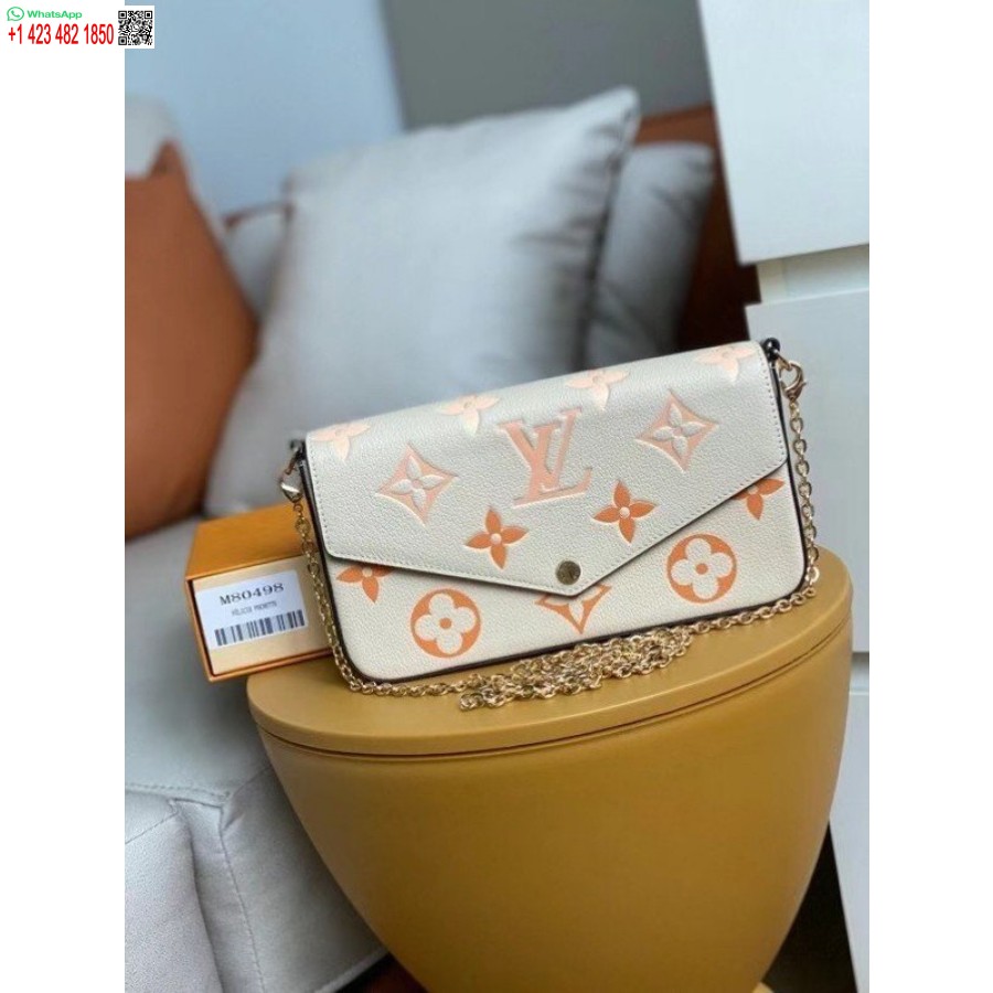 Replika Louis Vuitton Felicie Pochette Di Tepi Kolam Renang M80498 Blv526
