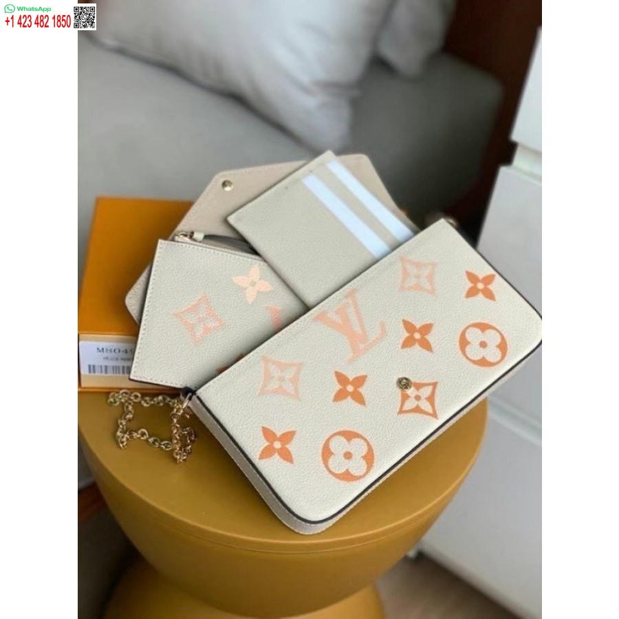 Replika Louis Vuitton Felicie Pochette Di Tepi Kolam Renang M80498 Blv526