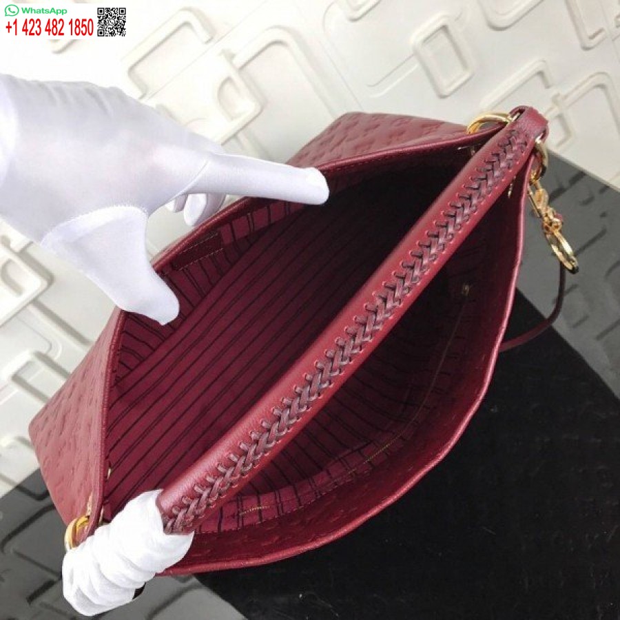 Replica Louis Vuitton Artsy MM Bag Monogram Empreinte M43257 BLV557