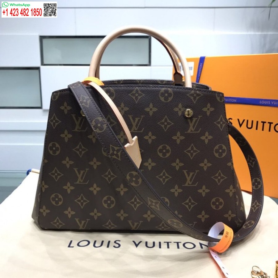Replica Louis Vuitton Tela Monogramma Economica Montaigne Mm Repliche M41056