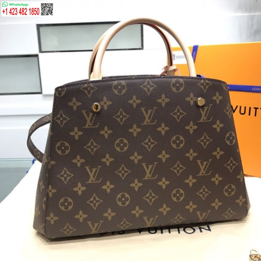 Replica Louis Vuitton Tela Monogramma Economica Montaigne Mm Repliche M41056