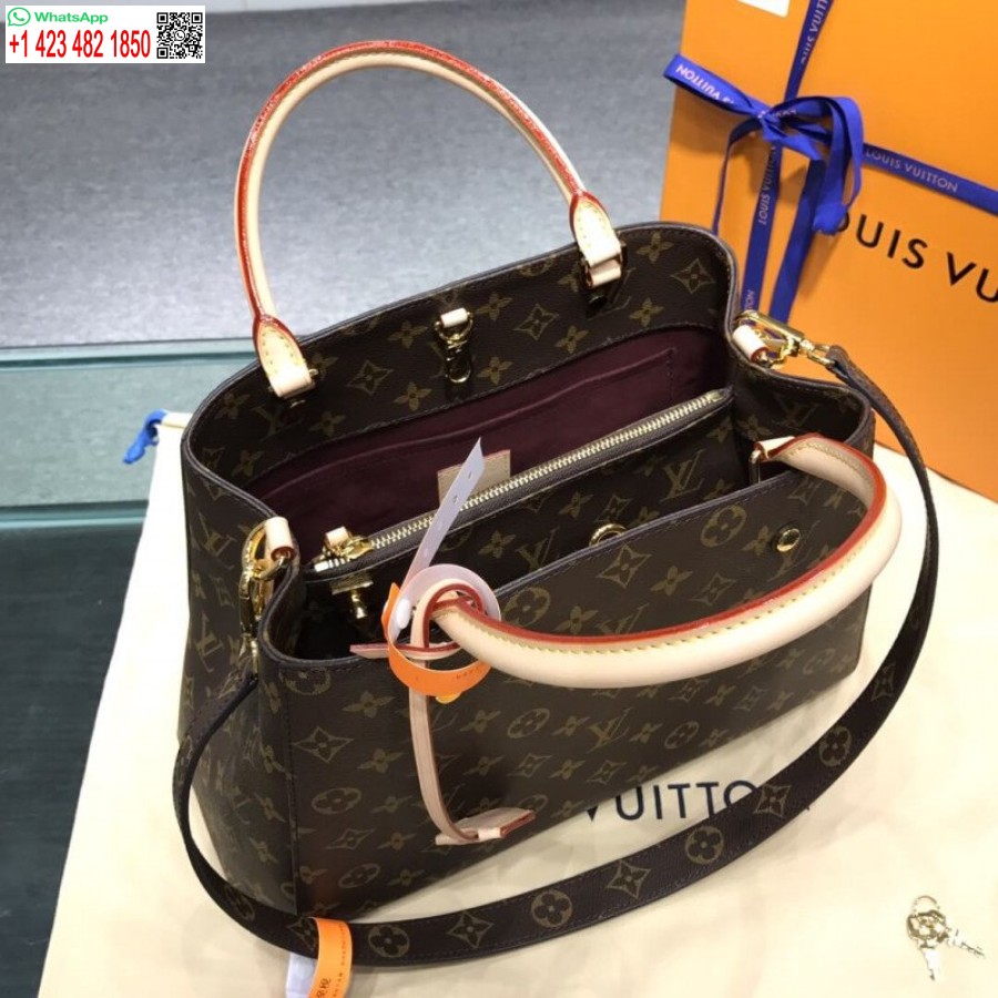 Replica Louis Vuitton Tela Monogramma Economica Montaigne Mm Repliche M41056