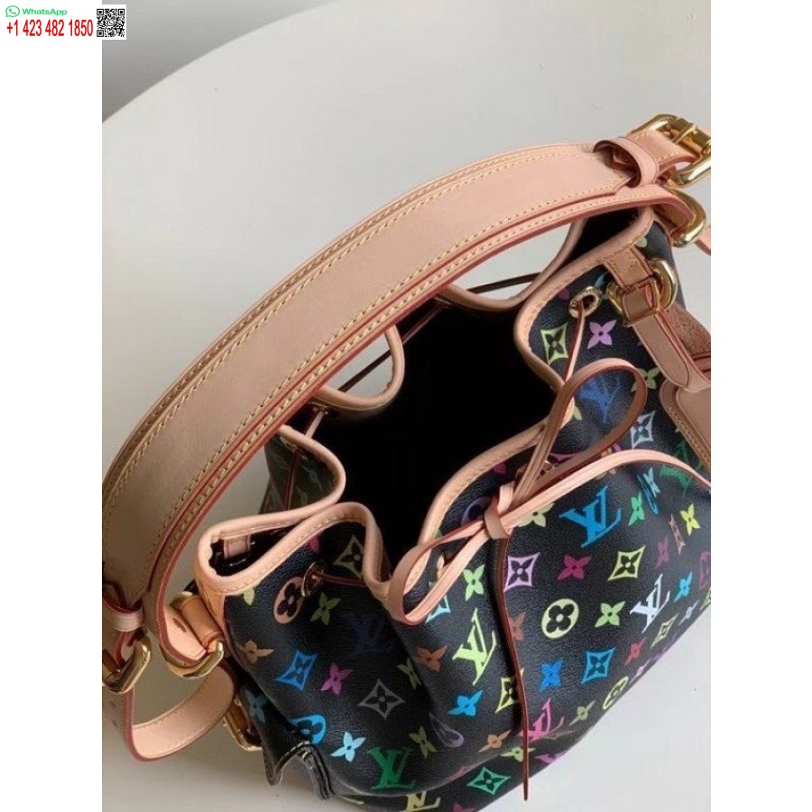Replica Borsa Louis Vuitton Petit Noe Monogramma Multicolore M42230 Blv588