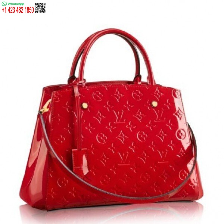 Replica Louis Vuitton Montaigne Borsa Mm Monogramma Vernis M50167 Blv606