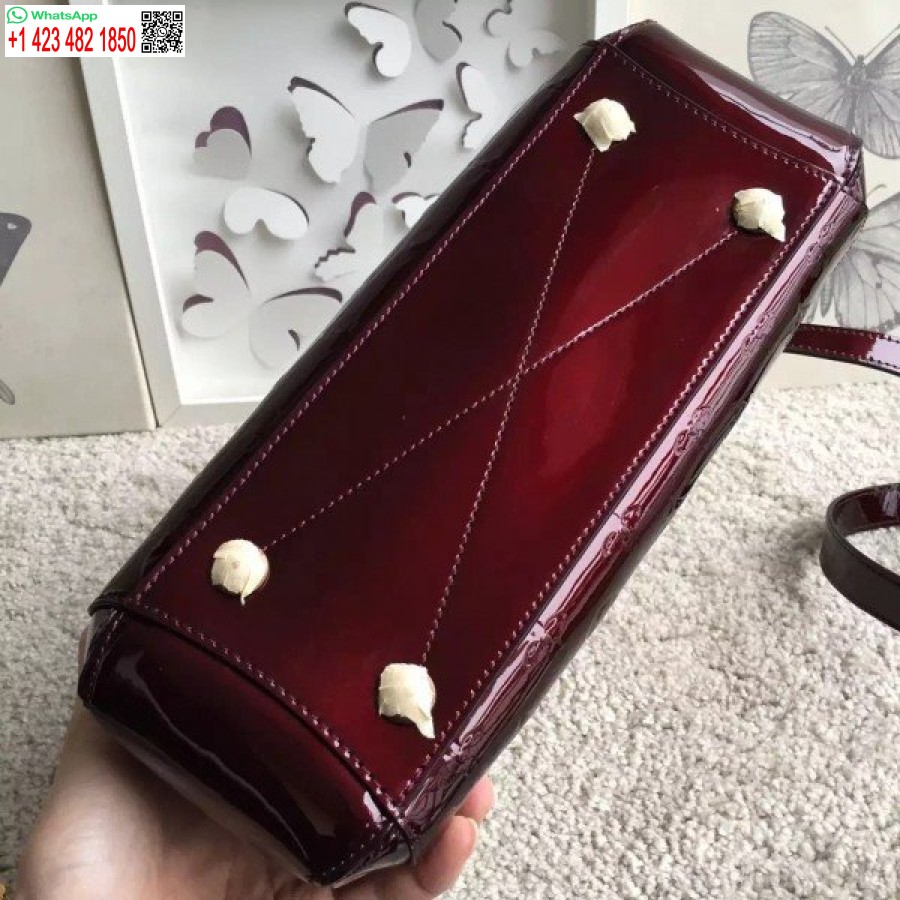 Replika Louis Vuitton Montaigne Bb Taske Monogram Vernis M50403 Blv607