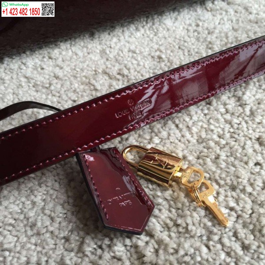 Replika Louis Vuitton Montaigne Bb Taske Monogram Vernis M50403 Blv607