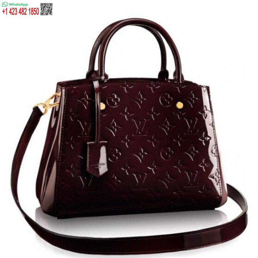Replica Louis Vuitton Montaigne Bb Bag Monogrammi Vernis M50403 Blv607