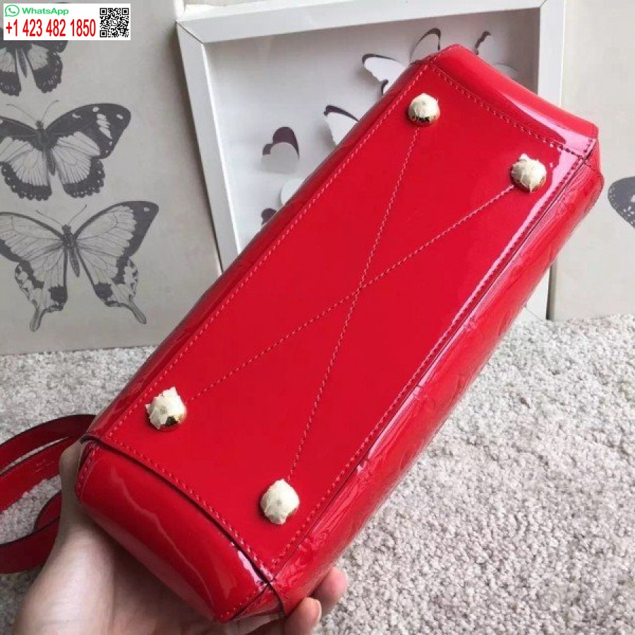 Replika Torbice Louis Vuitton Montaigne Bb Monogram Vernis M50170 Blv609