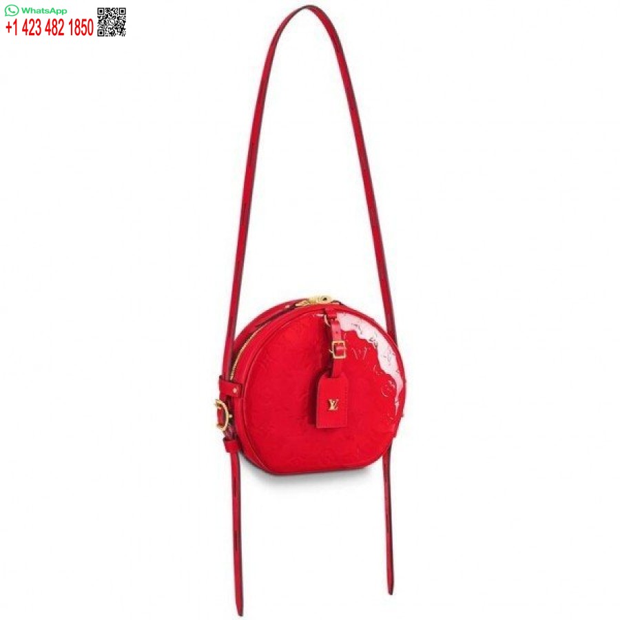 Replika Louis Vuitton Boite Chapeau Souple Monogrammi Vernis M54100 Blv602