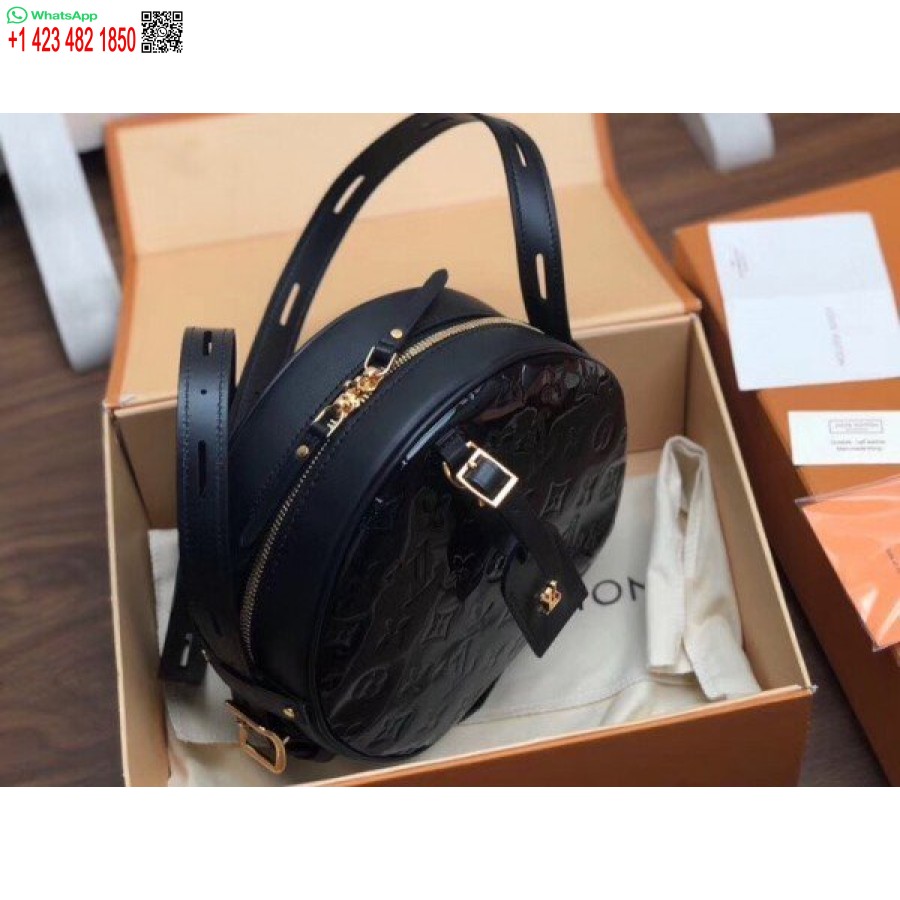 Replika Louis Vuitton Boite Chapeau Souple Monogram Vernis M53999 Blv603