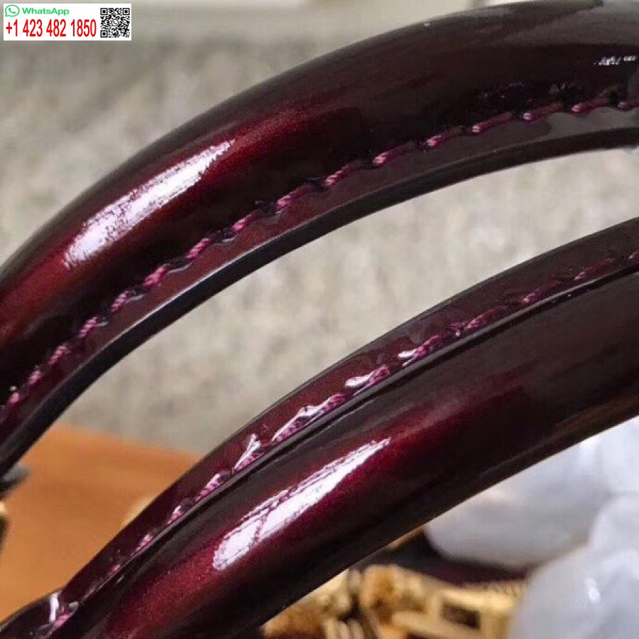 Replika Louis Vuitton Alma Bb Táska Monogram Vernis M91678 Blv612