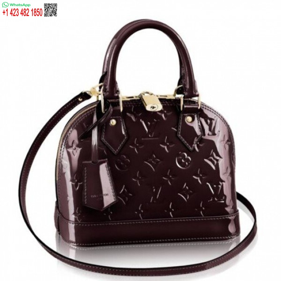Replika Louis Vuitton Alma Bb Laukku Monogrammi Vernis M91678 Blv612