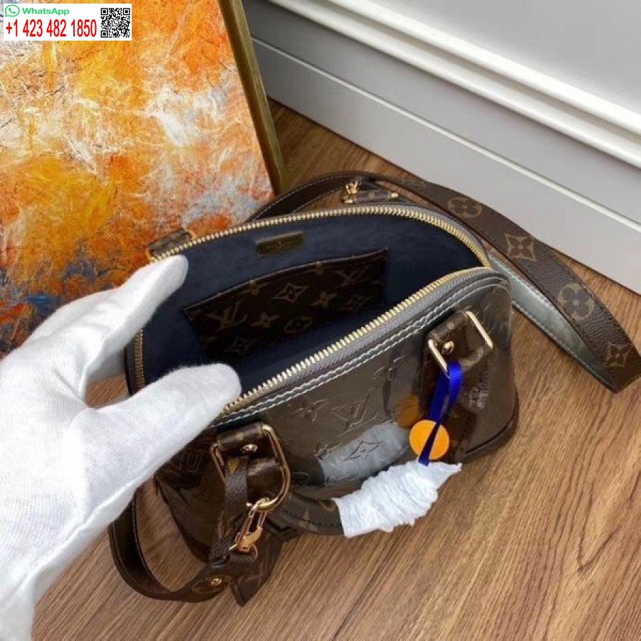 Réplique Louis Vuitton Alma BB Sac Monogramme Vernis M90584 Blv615