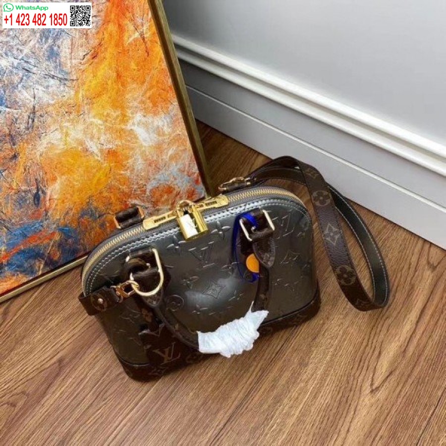 Réplique Louis Vuitton Alma BB Sac Monogramme Vernis M90584 Blv615