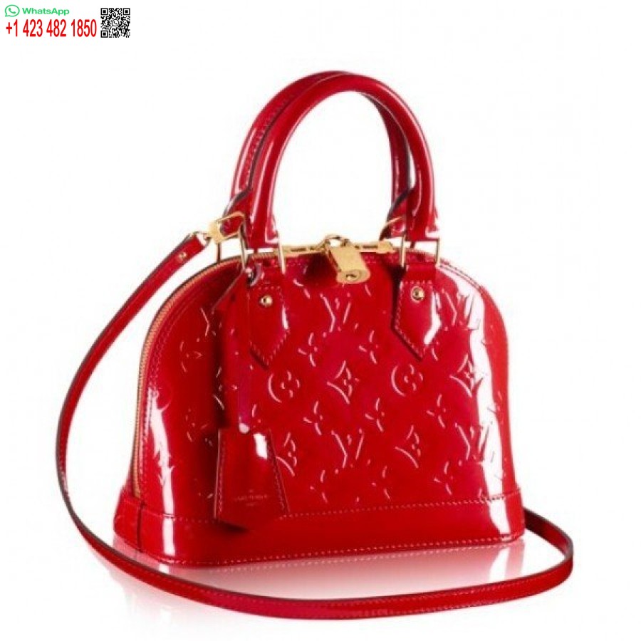 Replika Louis Vuitton Alma Bb Bag Monogram Vernis M90174 Blv614