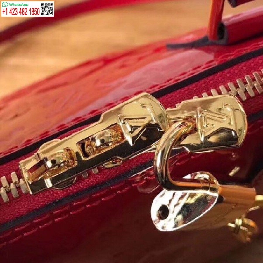 Replika Louis Vuitton Alma Bb Bag Monogram Vernis M90174 Blv614