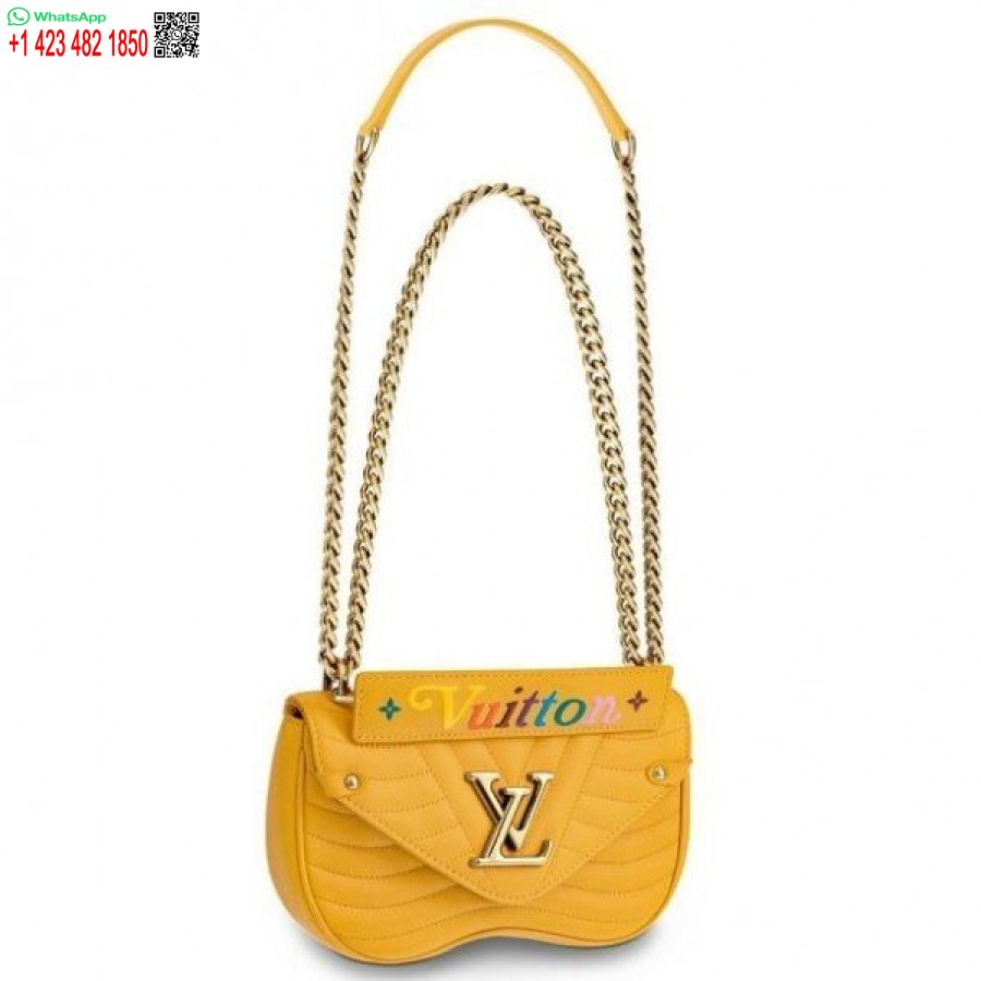 Replica Borsa A Catena New Wave Gialla Louis Vuitton Pm M52565 Blv658