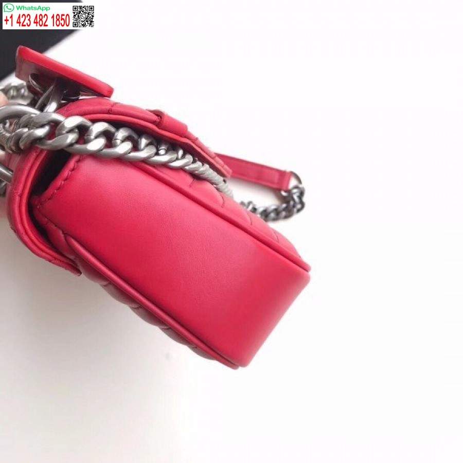 Replika Louis Vuitton Red New Wave Grandinės Krepšys Pm M51930 Blv645