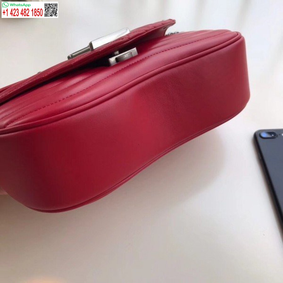 Replika Tas Rantai Louis Vuitton Merah New Wave Mm M51943 Blv642