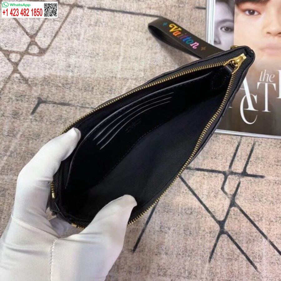Replika Louis Vuitton New Wave Zip Pochette M63943 Blv618
