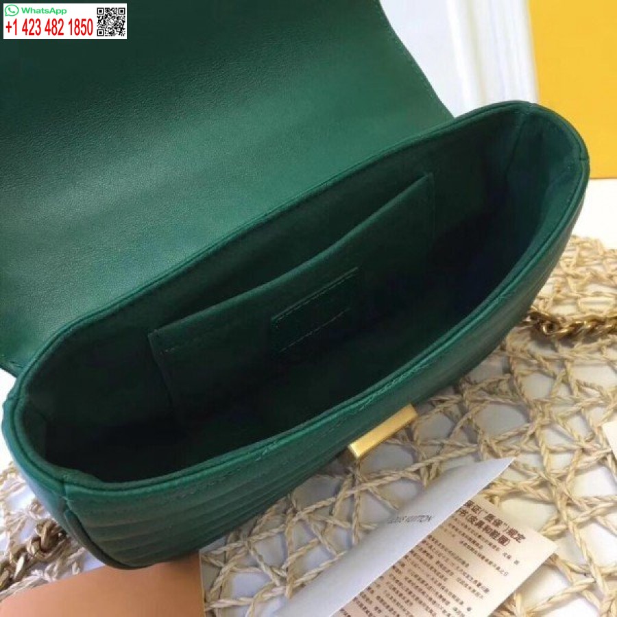 çoğaltma Louis Vuitton Yeşil Yeni Dalga Zincir çanta Pm M55021 Blv657