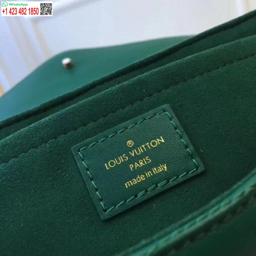çoğaltma Louis Vuitton Yeşil Yeni Dalga Zincir çanta Pm M55021 Blv657