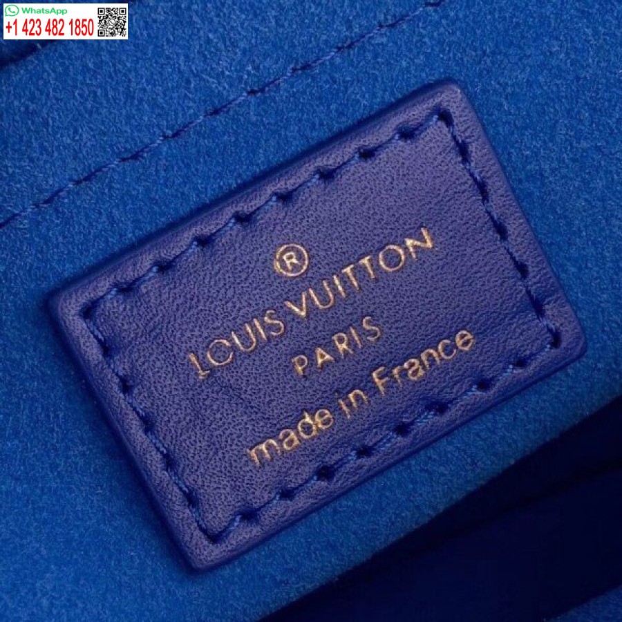 çoğaltma Louis Vuitton Mavi Yeni Dalga Kamera çantası M53901 Blv626