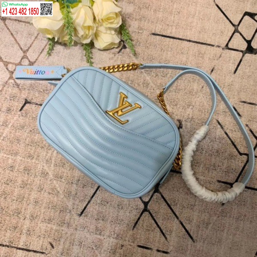 Replika Louis Vuitton Bleu Porcelianinis Naujos Bangos Fotoaparato Krepšys M55329 Blv635