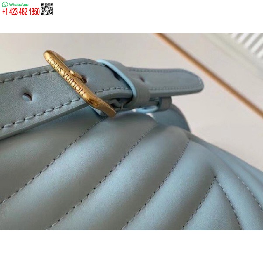 çoğaltma Louis Vuitton Bleu Porselen Yeni Dalga Bel çantası M55331 Blv633